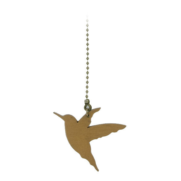 A Westinghouse Pull Chain with Flying Bird (Gold) hanging from a chain.