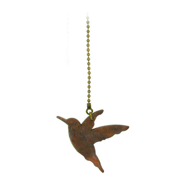 A Westinghouse Pull Chain with Flying Bird (Old Chicago) hanging from a chain.
