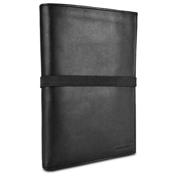 A Travelon Hack-Proof Leather RFID Blocking Wallet & Organizer on a white background.