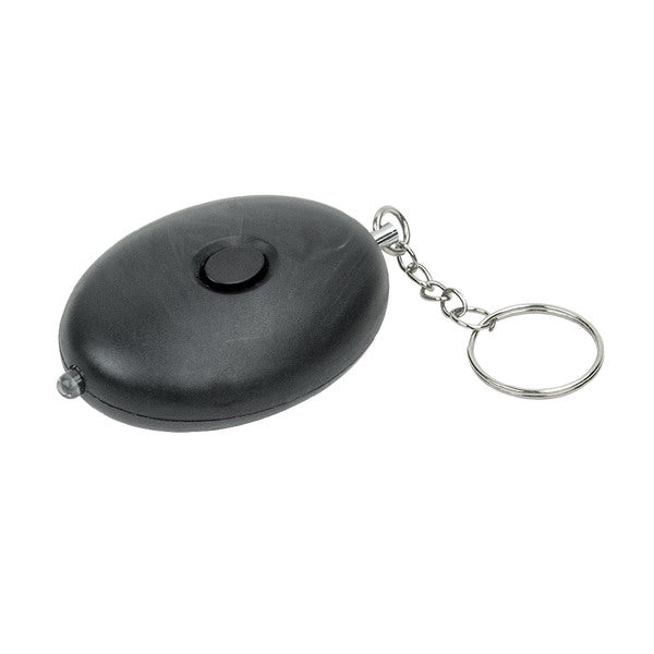 A Westek SEC200 Personal Safety Alarm with Flashlight and Belt Clip, featuring a belt clip.