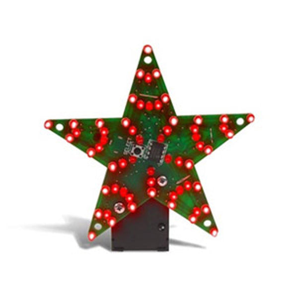 A Velleman MK170 60-LED Multi-Effect Star, Multi-Color on a white background.