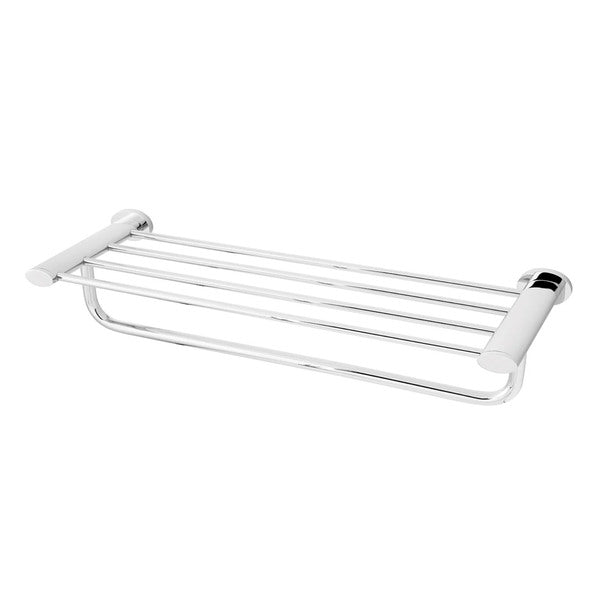 A Speakman SA-1203 Caspian Contemporary Bathroom Towel Rack, Polished Chrome on a white background.