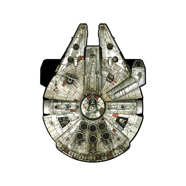 Star Wars Microkite Mini Mylar Kite Millenium Falcon sticker.